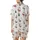 Funny Goose & Duck Christmas Pajamas: Whimsical Holiday Reindeer & Tree Print Sleep Set Satin Short-Sleeve Pajamas Set - 3