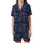 Bridal Party Satin Pajama Set: Cheers Script & Heart Pattern - Monogram Camisole Sleepwear Satin Short-Sleeve Pajamas Set - 2