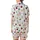 Family Red Wine Christmas Pajamas: Whimsical Glass & Reindeer Lights Pattern - Soft Poly-Spandex Set Satin Short-Sleeve Pajamas Set - 3