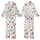 Family Red Wine Christmas Pajamas: Whimsical Glass & Reindeer Lights Pattern - Soft Poly-Spandex Set Kid Satin Pajamas Set - 1