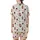 Christmas Pajamas: Hand-Drawn Gingerbread Snowman Reindeer Print - Red Green Holiday Sleep Set Satin Short-Sleeve Pajamas Set - 3