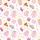 Slumber Party Pajamas: Whimsical Pink Pizza, Popcorn, Sleep Mask & Star Pattern - Cozy Sleepwear Satin Short-Sleeve Pajamas Set - 4