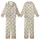 Italian Greyhound Dog: Minimalist Fawn-Tan & Smiley Pattern - Warm Meury Mesh Sleep Jumpsuit Kid Satin Pajamas Set - 1