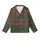 Heritage Style Forest Green Red Tartan Plaid Pattern Graphic Design Kid Satin Pajamas Set - 2
