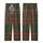 Heritage Style Forest Green Red Tartan Plaid Pattern Graphic Design Kid Satin Pajamas Set - 3