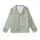 Women's Elegant Minimalist Botanical Sprigs Muted Sage Green Off-White Pattern Kid Satin Pajamas Set - 2