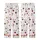 Holiday Wine Lovers Red & White Whimsical Christmas Wine Glass Pattern Adorned with Santa Hats, Holly, Candy Canes & Gifts Kid Satin Pajamas Set - 3