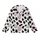 Playful Style Enthusiasts' Cheerful Minimalist Cow Spot Pattern with Pink Muzzles & Yellow Horns Kid Satin Pajamas Set - 2