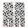 Playful Style Enthusiasts' Cheerful Minimalist Cow Spot Pattern with Pink Muzzles & Yellow Horns Kid Satin Pajamas Set - 3