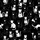 Cat Lovers' Monochrome Playful Cats Yin-Yang Heart Design Minimalist Graphic Art Kid Satin Pajamas Set - 4