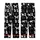 Cat Lovers' Monochrome Playful Cats Yin-Yang Heart Design Minimalist Graphic Art Kid Satin Pajamas Set - 3