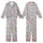 Kids' Sweet Pastel Pink Blue Yellow Lavender All-Over Cartoon Cats Bears Bunnies Pattern with Heart Glasses Bows Kid Satin Pajamas Set - 1