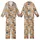 Pet Lovers' Whimsical White Orange Tan Brown Slate Blue Cartoon Cat Dog Seamless Pattern Kid Satin Pajamas Set - 1