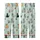 Festive Cat Lovers' Whimsical Mint Green Christmas Cats Pattern with Red Santa Hats & Holly Kid Satin Pajamas Set - 3