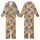 Pet Lovers' Whimsical Hand-Drawn Cartoon Cats & Dogs All-Over Pattern with Golden Orange, Pastel Blue & Earth Tones Kid Satin Pajamas Set - 1