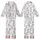 Women's Kawaii Capybara Sleep Set: Greyscale Blush Pink Imitation Silk Pajama Set Kid Satin Pajamas Set - 1