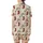 Festive Whimsy: Baby Reindeer Stocking Watercolor Christmas Design Satin Short-Sleeve Pajamas Set - 3