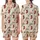 Festive Whimsy: Baby Reindeer Stocking Watercolor Christmas Design Satin Short-Sleeve Pajamas Set - 1