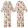 Festive Whimsy: Baby Reindeer Stocking Watercolor Christmas Design Kid Satin Pajamas Set - 1