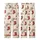 Festive Whimsy: Baby Reindeer Stocking Watercolor Christmas Design Kid Satin Pajamas Set - 3