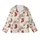 Festive Whimsy: Baby Reindeer Stocking Watercolor Christmas Design Kid Satin Pajamas Set - 2
