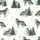 Winter Wolf Pack: Hand-Painted Watercolor Snowy Forest Seamless Art Kid Satin Pajamas Set - 4
