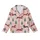 Family Dachshund Christmas Pajamas: Playful Dog & Star Pastel Pink Print - Soft Knit Sleep Set Kid Satin Pajamas Set - 2