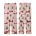Family Dachshund Christmas Pajamas: Playful Dog & Star Pastel Pink Print - Soft Knit Sleep Set Kid Satin Pajamas Set - 3