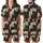 Family Retro Christmas Loungewear: Quilted Tartan Plaid Patchwork, Holly Tree & Snowflake Design Satin Short-Sleeve Pajamas Set - 1