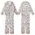 Women's Personalized Sleep Set: Taupe Gingham 'Love Joy Celebrate' Script Lounge Wear Kid Satin Pajamas Set - 1