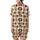 Gingerbread Family Holiday: Brown Argyle Candy Cane Pattern - Soft Long Sleeve Sleep Set Satin Short-Sleeve Pajamas Set - 3