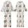 Holiday '67' Wreath Pajama Pants: Festive Snowflake, Gingerbread & Candy Cane Sleepwear Kid Satin Pajamas Set - 1