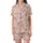 Women's PJs & Prosecco Celebration Pajamas: Rose Gold Glitter, Pearl & Champagne Sleep Set Satin Short-Sleeve Pajamas Set - 2