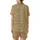 Gingerbread Christmas Pajamas: Sage Green Iced Cookie Pattern - Cozy Holiday Sleep Set Satin Short-Sleeve Pajamas Set - 3