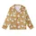 Women's Funny White Geese Christmas Pajama Set with Santa Hats Kid Satin Pajamas Set - 2