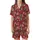 Capybara Christmas Pajamas: Santa Hat Animal & "CAPY HOLIDAYS" Festive Polyester Spandex Sleep Set Satin Short-Sleeve Pajamas Set - FvGBY1UyCR