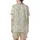 Women's OEKO-TEX Linen Pajamas Set: Minimalist Botanical Leaf Print - Relaxed Tank & Pants Satin Short-Sleeve Pajamas Set - g9feuL7N_c