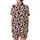 Vizsla & Large Dog Fleece Pajamas: Handmade Organic Chocolate Cow Print Sleepwear Satin Short-Sleeve Pajamas Set - N8x4iiu8Yf