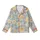 Elegant Floral Pattern: Watercolor Roses, Soft Yellow Pink Blooms, Sage Green Leaves, Dusty Blue Kid Satin Pajamas Set - Hrg4SafmtO
