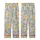 Elegant Floral Pattern: Watercolor Roses, Soft Yellow Pink Blooms, Sage Green Leaves, Dusty Blue Kid Satin Pajamas Set - T07qbSaL41