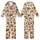Western Holiday Enthusiast: Rustic Santa Cowboy Horse & Bat Seamless Graphic Print Kid Satin Pajamas Set - bsqc6p3fHA