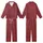 Women's Pure Silk Sleep Set: Burgundy & Crimson Geometric Lattice Loungewear Kid Satin Pajamas Set - Bn18z3AYIw