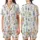 Whimsical Pastel Hippo Pattern: Festive Reindeer & Polar Bear Christmas Art - Unique Wearable Design Satin Short-Sleeve Pajamas Set - 3pNvEdRoEQ