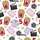 Girls Movie Night Pajamas: Popcorn & PJs Birthday Slumber Set Satin Short-Sleeve Pajamas Set - 4