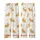 Cozy Dreamers' Creamy Golden Tan Sleeping Teddy Bear Crescent Moon Star Pattern Kid Satin Pajamas Set - 3
