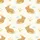 Cozy Dreamers' Creamy Golden Tan Sleeping Teddy Bear Crescent Moon Star Pattern Kid Satin Pajamas Set - 4
