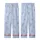 Bridesmaid Delicate Periwinkle Blue Black Single-Line Botanical Art Pattern Kid Satin Pajamas Set - xi0rZiGVej