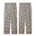 Artful Design Enthusiasts' Art Nouveau Stylized Vine Curvilinear Pattern Grey Mustard Fuchsia Kid Satin Pajamas Set - 3