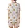 Girls' Watercolor Pancakes & Pink Bow Pajamas Sleep Set Satin Short-Sleeve Pajamas Set - 3