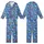 Sighthound Cozy Fleece Loungewear: Royal Blue Cartoon Dog Bone & Paw Print Sleep Suit Kid Satin Pajamas Set - voRDhkOkhB